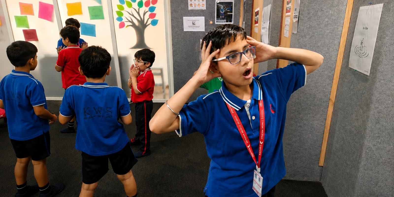 Expressing emotions through drama and movement.