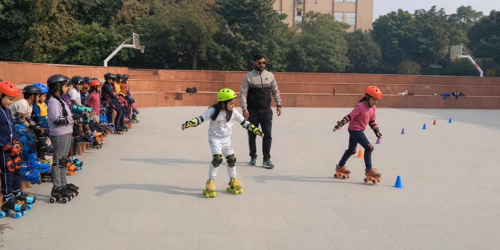 Building balance, coordination, and confidence through skating.